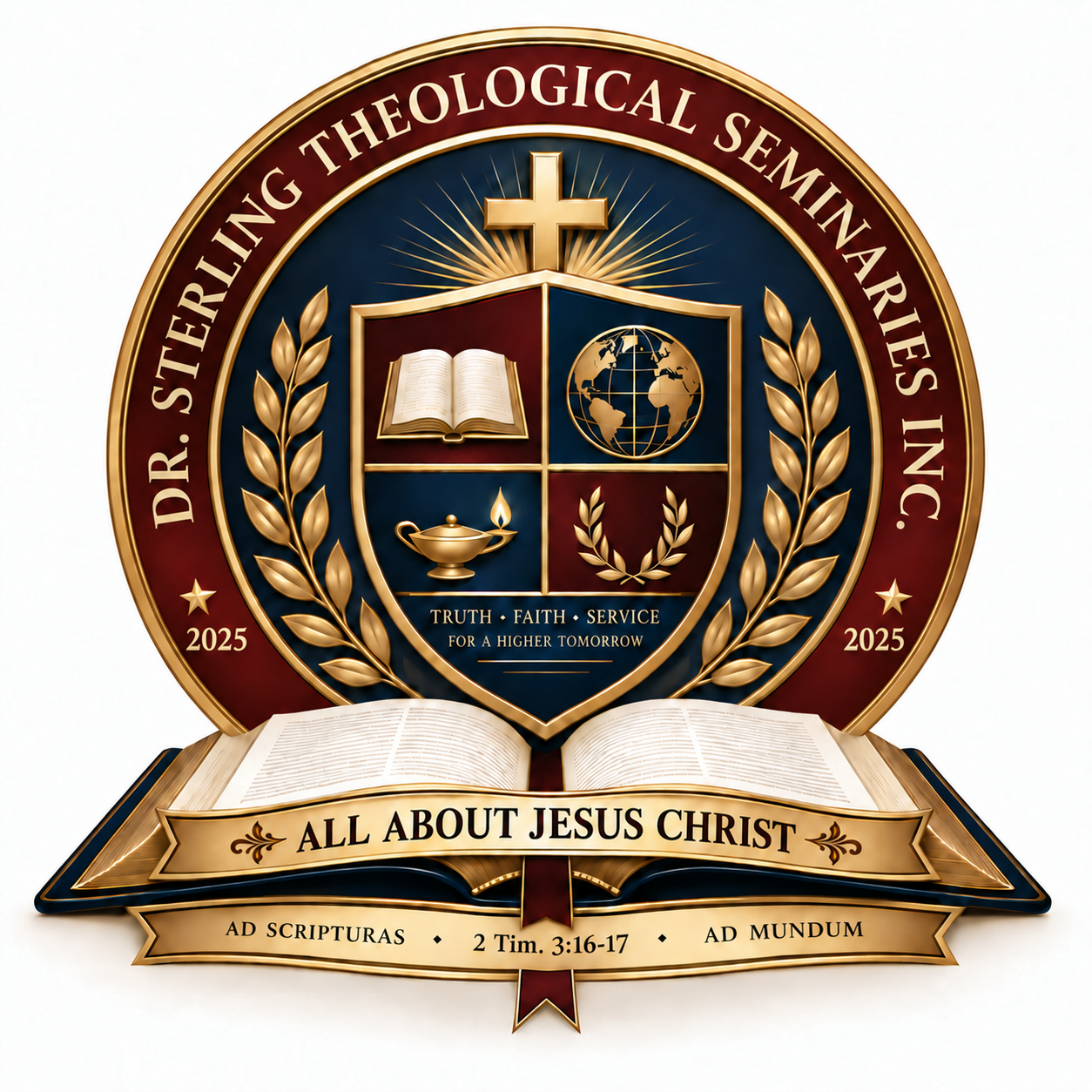 Dr. Sterling Theological Seminaries Inc. official logo